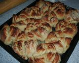 Foto del paso 12 de la receta: Bollo suave ¡ Y del horno salen... rosas !