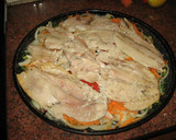 Foto del paso 2 de la receta: Filetes de anchoas sobre colchón de vegetales