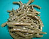 Foto del paso 1 de la receta: Rollos de vainica con tocineta (Barbudos)