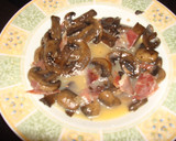 Foto del paso 3 de la receta: Tortilla de champiñones y jamón serrano