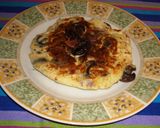 Foto del paso 5 de la receta: Tortilla de champiñones y jamón serrano