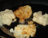 A picture of step 3 of Cauliflower Dipped in Egg.