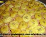 Foto del paso 27 de la receta: Tarta mousse sabayón de chocolate con limón, plátano y coco