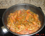 Foto del paso 2 de la receta: Alcachofas rellenas de gambas con salsa de coco