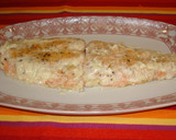 Foto del paso 4 de la receta: Supremas de salmón a la crema roquefort