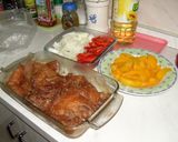 Foto del paso 5 de la receta: Pavita al durazno
