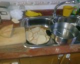 Foto del paso 1 de la receta: Migas con pan de pueblo y chorizo dulce