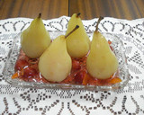 Foto del paso 7 de la receta: Peras en almíbar de fresas y naranja