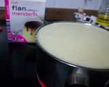 Foto del paso 1 de la receta: Flan al caramelo con bizcocho