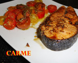 Foto del paso 4 de la receta: Salmón con coca-cola y ensalada de cherrys