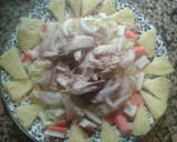 Foto del paso 1 de la receta: Ensalada de pollo y queso