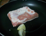 Foto del paso 1 de la receta: Arroz meloso con secreto de cerdo