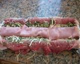 Foto del paso 4 de la receta: Moldeado de carne con jamón cocido y espinacas