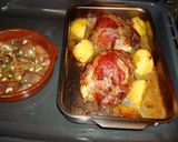 Foto del paso 3 de la receta: Carrilleras asadas con jamón