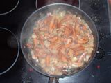 Arroz con pasas y setas