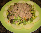 Foto del paso 3 de la receta: Ensalada de manzana, atún y esparragos