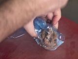 Semi-esfera de chocolate rellena de helado