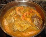 Foto del paso 6 de la receta: Conejo con gambas