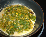Foto del paso 4 de la receta: Tortilla de espinacas, judías verdes con sobresada