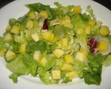 Foto del paso 2 de la receta: Ensalada con rollitos de espárragos y jamón