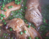 Foto del paso 4 de la receta: Pollo alemán con guisantes
