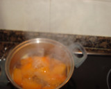 Foto del paso 1 de la receta: Crema de calabaza con mousse de queso a las finas hierbas