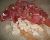 Foto del paso 2 de la receta: Champiñones con jamón al ajillo