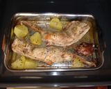 Foto del paso 3 de la receta: Conejo asado con peras caramelizadas