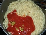 Espaguetti de queso