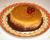 Foto del paso 6 de la receta: Flan de huevo con dulce de leche y chocolate