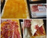 Foto del paso 4 de la receta: Empanada de cabello de angel y jamon iberico