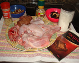 Foto del paso 1 de la receta: Conejo con frutos secos en salsa
