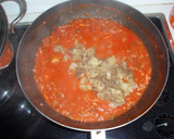 Foto del paso 4 de la receta: Berenjenas rellenas de carne y bacon