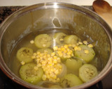 Foto del paso 2 de la receta: Crema de calabacín y maiz dulce