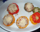 Foto del paso 8 de la receta: Pimientos rellenos de carne y bacon