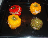 Foto del paso 9 de la receta: Pimientos rellenos de carne y bacon