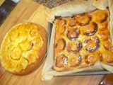Bizcocho de manzanas amarillas