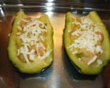 Foto del paso 4 de la receta: Calabacín relleno de gambas