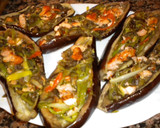 Foto del paso 4 de la receta: Berenjenas rellenas de salmón