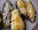 Foto del paso 5 de la receta: Berenjenas rellenas de salmón