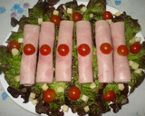 Foto del paso 8 de la receta: Ensalada con rollitos primavera
