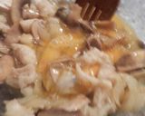 Foto del paso 5 de la receta: Tortilla de bacalao y champiñones