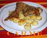Foto del paso 4 de la receta: Conejo asado al cava