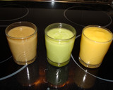 Foto del paso 2 de la receta: Batido de frutas tricolor
