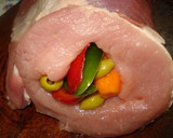 Foto del paso 3 de la receta: Lomo de cerdo mechado con puré de manzana