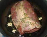 Foto del paso 5 de la receta: Lomo de cerdo mechado con puré de manzana