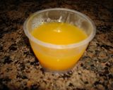 Foto del paso 1 de la receta: Zumo de zanahoria y naranja con espuma de melón