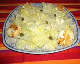 Foto del paso 4 de la receta: Ensalada de queso de cabra y jamón serrano
