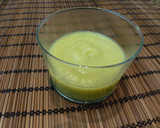 Foto del paso 2 de la receta: Entrante de crema de puerro con picatostes y vinagre de mango