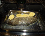 Foto del paso 4 de la receta: Truchas rellenas y asadas con cava